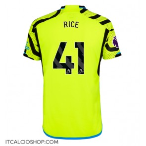 Arsenal Declan Rice #41 Seconda Maglia 2023-24 Manica Corta